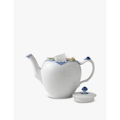 Royal Copenhagen Princess Lace-painted Porcelain Teapot 1l