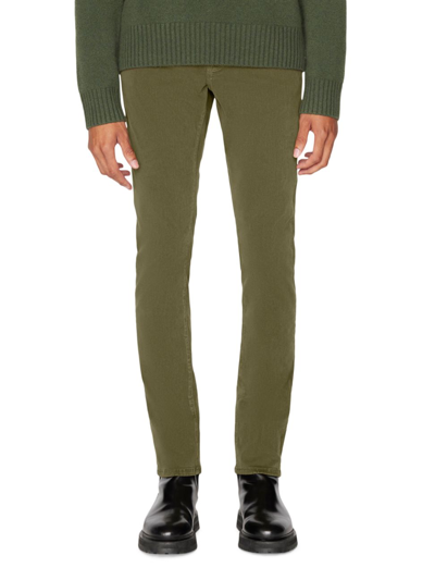 Shop Frame Men's L'homme Slim-fit Jeans In Military Green