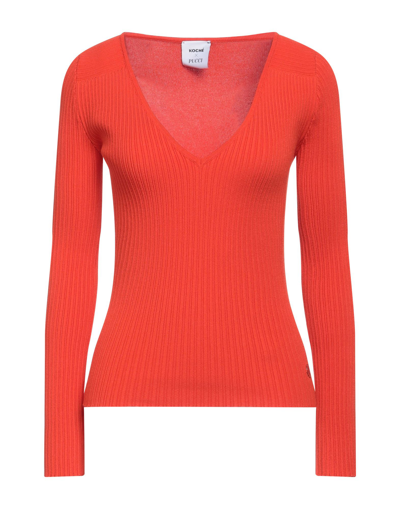Shop Koché X Emilio Pucci Koché X Pucci Woman Sweater Red Size Xl Viscose, Polyester