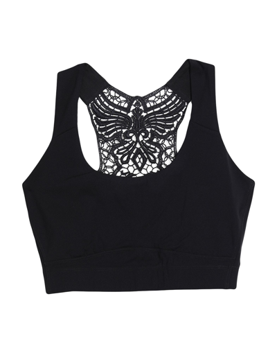 Shop Sàpopa Woman Top Black Size L Nylon, Elastane, Polyester