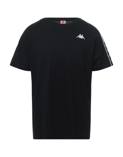 Shop Kappa Man T-shirt Black Size Xl Cotton