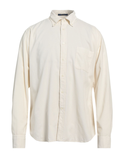 Shop B.d.baggies B. D.baggies Man Shirt Ivory Size M Cotton In White