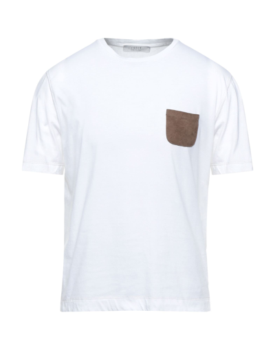 Shop Vneck Man T-shirt White Size S Cotton