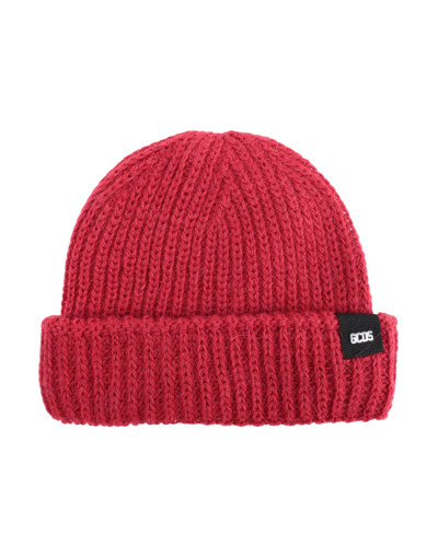 Shop Gcds Man Hat Red Size Onesize Acrylic, Alpaca Wool, Virgin Wool, Viscose