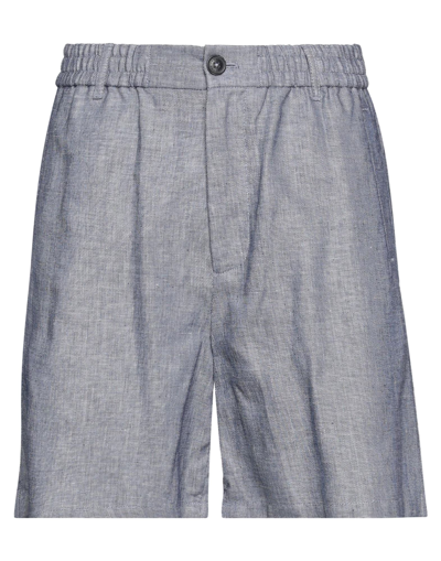 Shop Armani Exchange Shorts & Bermuda Shorts In Dark Blue