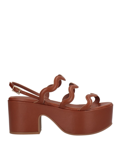 Shop L'autre Chose Sandals In Brown