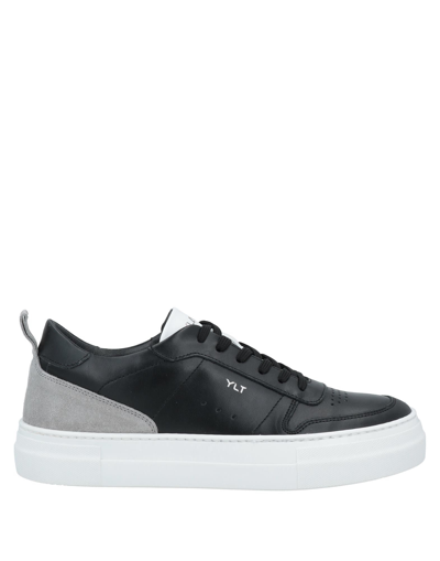 Shop Ylati Man Sneakers Black Size 7 Soft Leather