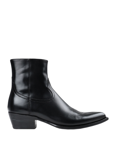Shop Herve ' Man Ankle Boots Black Size 8 Calfskin