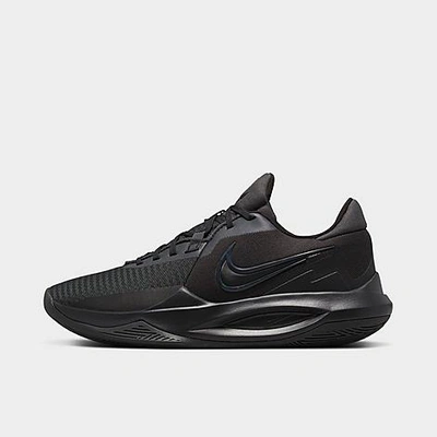 Shop Nike Men's Precision 6 Basketball Shoes In Black/anthracite/black