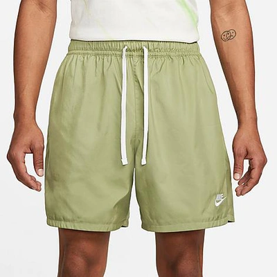 Shop Nike Men's Sportswear Sport Essentials Lined Flow Shorts In Alligator/white