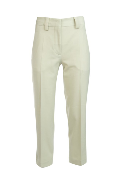 Shop Acne Studios Tapered Pants In Green