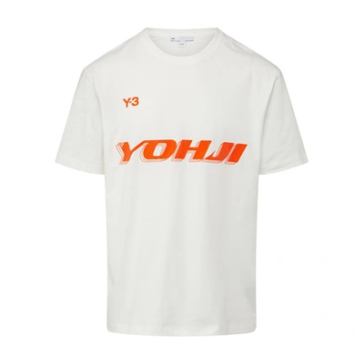 Shop Y-3 T-shirt In Core White