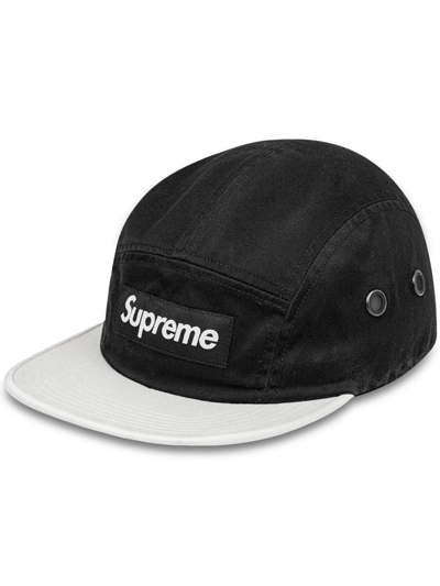 Shop Supreme Two-tone Camp Cap In Black