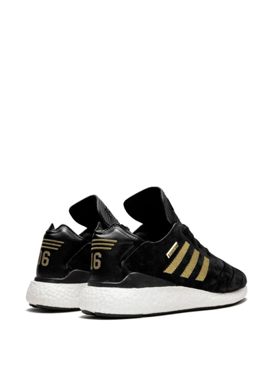 Shop Adidas Originals Busenitx Pure Boost 10 Yr Sneakers In Black