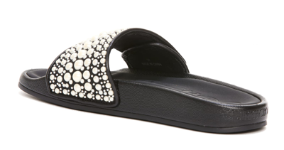 Shop Jimmy Choo Fitz Slide Sandals In Black