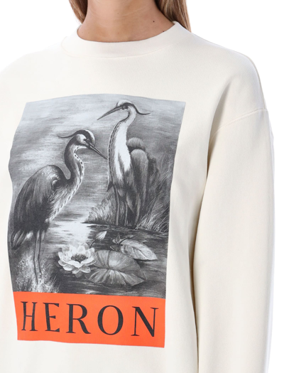 Shop Heron Preston Nf Heron Bw Crewneck In White