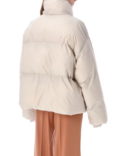 Shop Stella Mccartney Technical Puffer Jacket In Pearl Grey