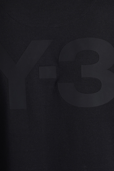 Shop Y-3 T-shirt In Black Cotton