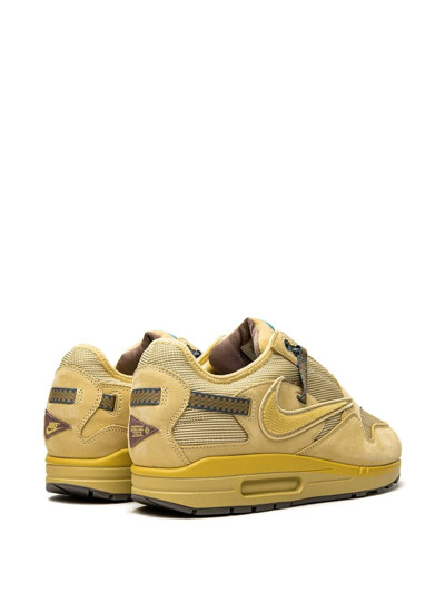 Shop Nike X Travis Scott Air Max 1 "saturn Gold" Sneakers In Yellow