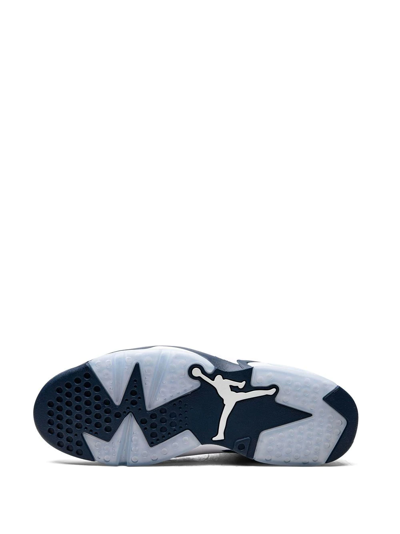 Shop Jordan Air  6 Retro "midnight Navy 2022" Sneakers In White