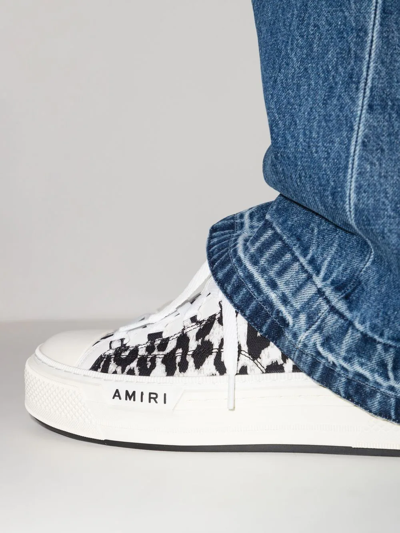 Shop Amiri Court Low-top Sneakers In White
