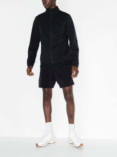 Shop Lululemon Pace Breaker Lined Track Shorts In Black