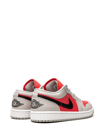 Jordan Air  1 Low "light Iron Ore/siren Red" Sneakers In Neutrals