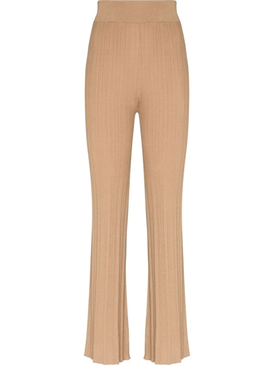 ST. AGNI PLEATED KNITTED TROUSERS 
