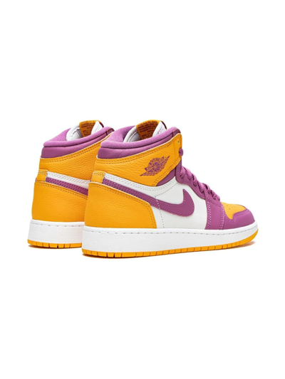 Shop Jordan Air  1 Retro High Og "brotherhood" Sneakers In Yellow