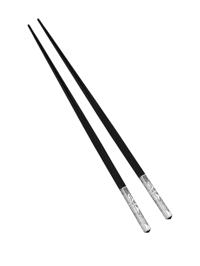 Christofle Jardin D'eden Chopsticks In Silver