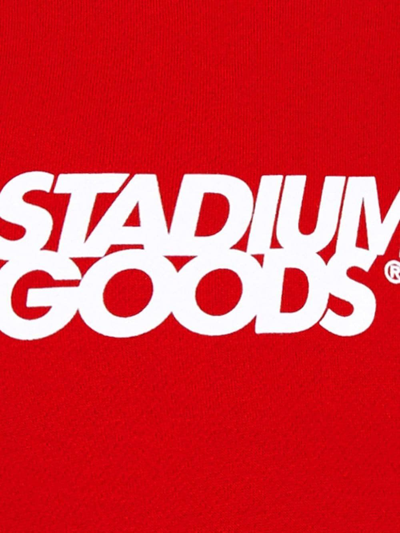 Shop Stadium Goods Lock Up "red/ White" Drawstring Hoodie