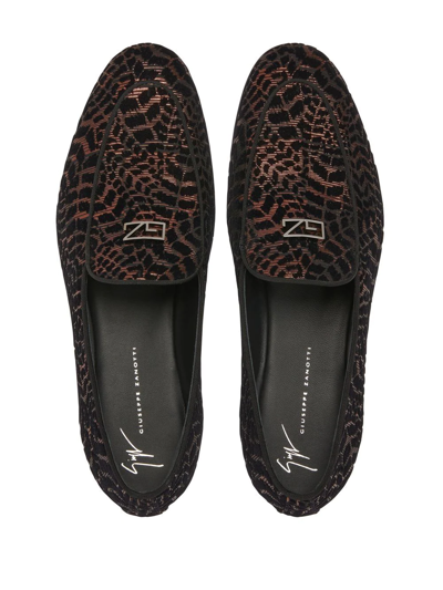 Shop Giuseppe Zanotti Gz Rudolph Loafers In Black