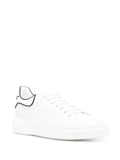 Philipp Plein Runner Big Bang Low-top Sneakers In White