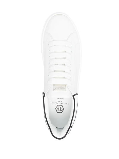 Philipp Plein Runner Big Bang Low-top Sneakers In White