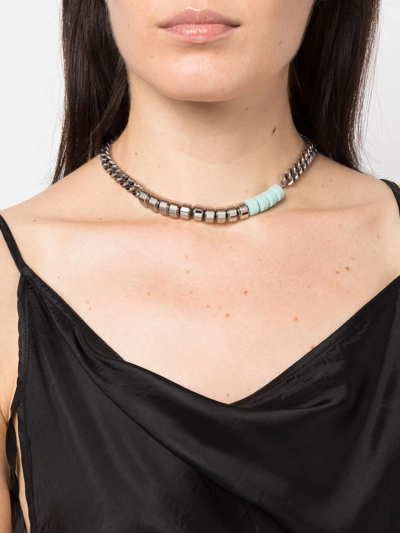 Alyx Candy Charm Curb-chain Necklace In Silver