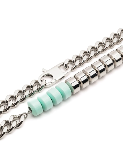 Shop Alyx Candy Charm Curb-chain Necklace In Silver