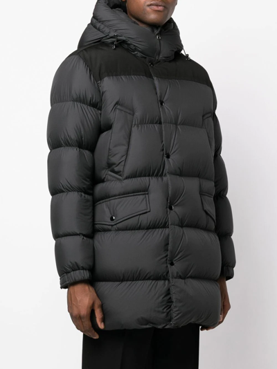 Shop Woolrich Sierra Hooded Padded Parka Coat In Black