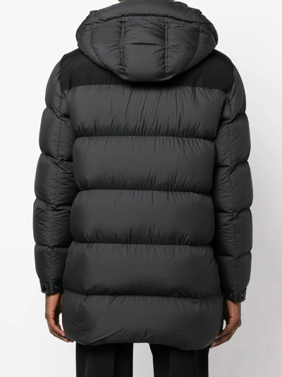 Shop Woolrich Sierra Hooded Padded Parka Coat In Black