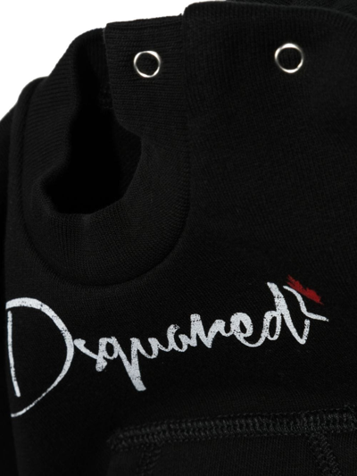 Shop Dsquared2 Handwriting-logo Sweatshirt In Black