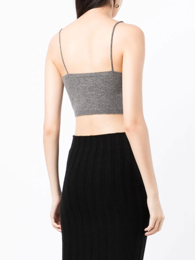 Shop Cashmere In Love Evie Cropped Top In Black
