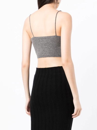 Cashmere In Love Evie Cropped Top In Black