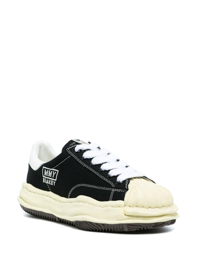 Miharayasuhiro Maison Mihara Yasuhiro Blakey Original Sole Canvas Low-top Sneakers Shoes In Black