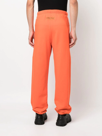 Heron Preston Logo-print Track Pants In Orange