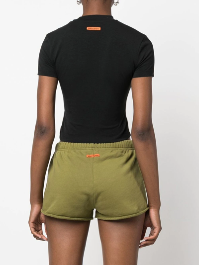Heron Preston Logo-print Slim-fit Stretch-cotton T-shirt In Black