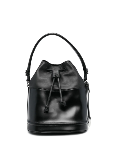 Shop Staud Agnes Bucket Bag In Black