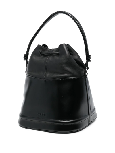 Shop Staud Agnes Bucket Bag In Black
