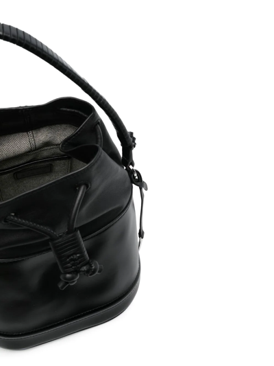 Shop Staud Agnes Bucket Bag In Black