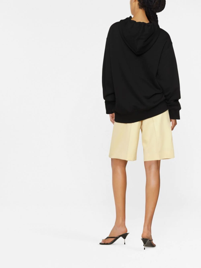 Shop Stella Mccartney Oversized Logo-collage Hoodie In Black