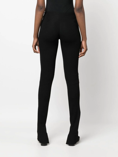 Shop Alyx Slim-fit Slit-hem Trousers In Black