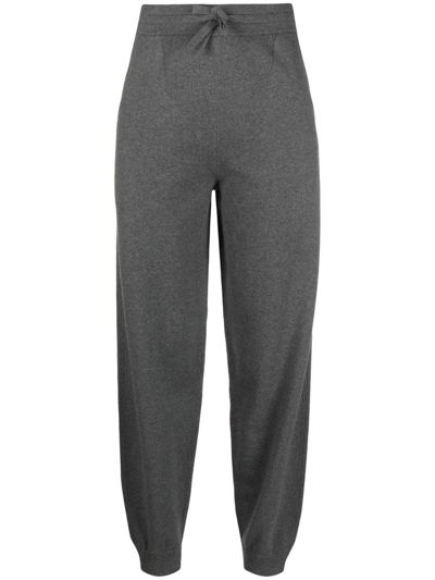Shop Isabel Marant Étoile Kira Tapered-leg Drawstring Track Pants In Grey
